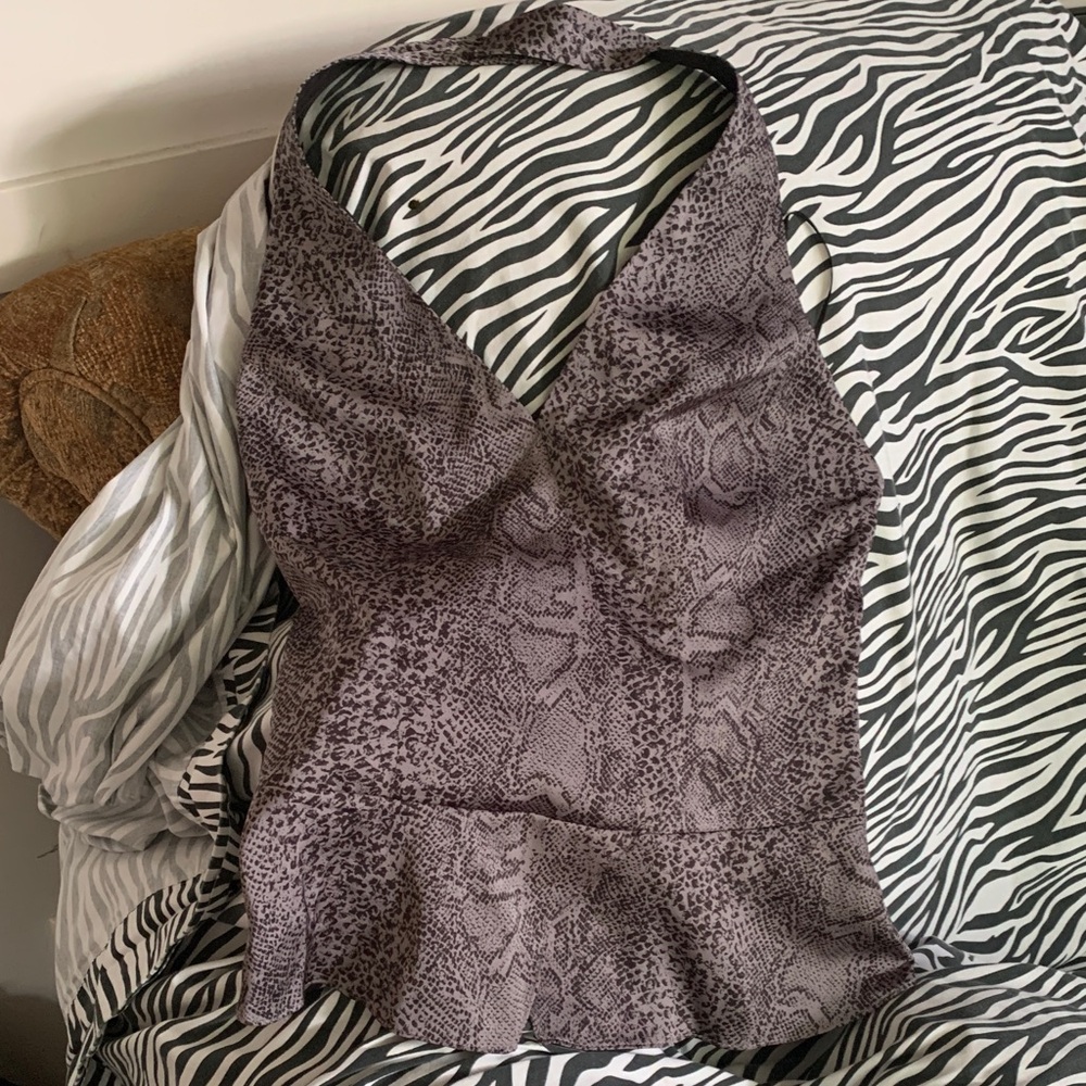 Guess Black Halter Top